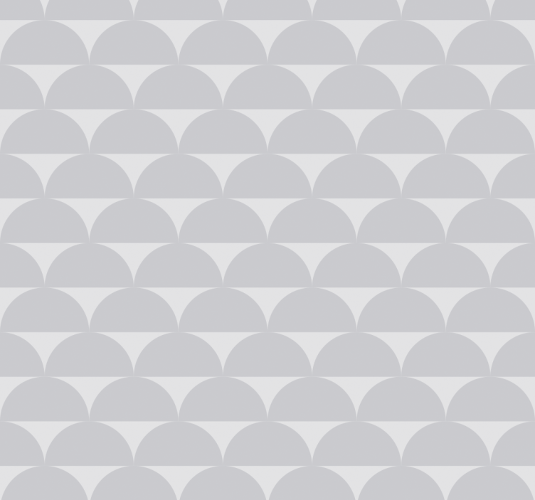 Scalloped Pattern wallpaper geometric - TenStickers