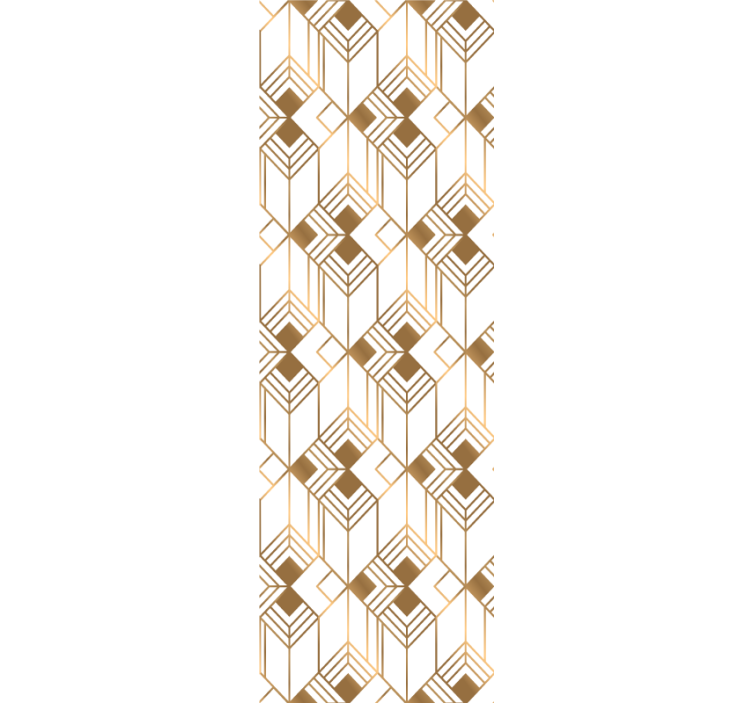 Cubist Symmetry wallpaper geometric - TenStickers