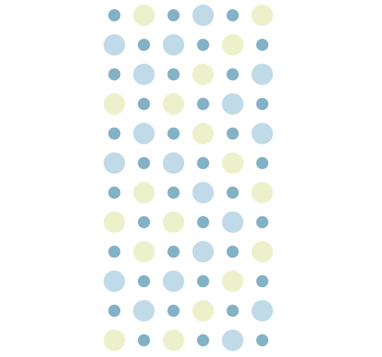 Polka Dot Serenity polka dots wallpaper - TenStickers