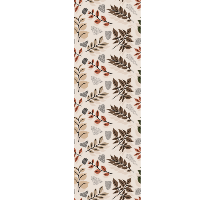 Botanical Leaf Motif leaves wallpaper - TenStickers