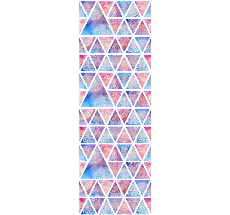 Geometric Triangular Array wallpaper geometric - TenStickers