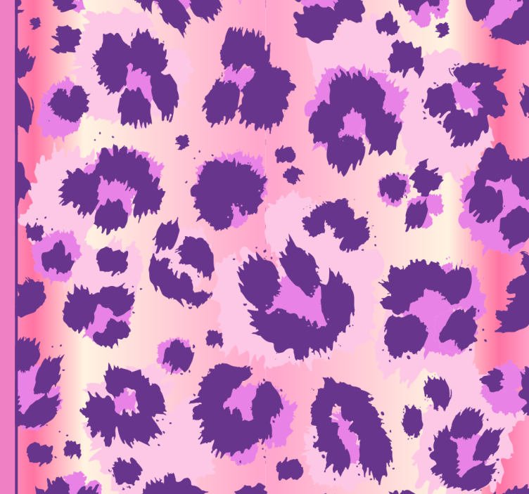 Leopard Print Panels leopard print wallpaper - TenStickers