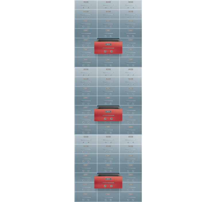 Industrial Lockers wallpaper industrial - TenStickers