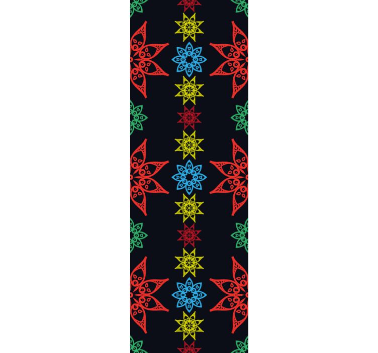 Floral Ornamentation ornamental wallpaper - TenStickers