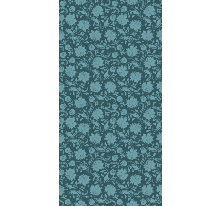 Ornate Flourish Pattern floral wallpaper - TenStickers