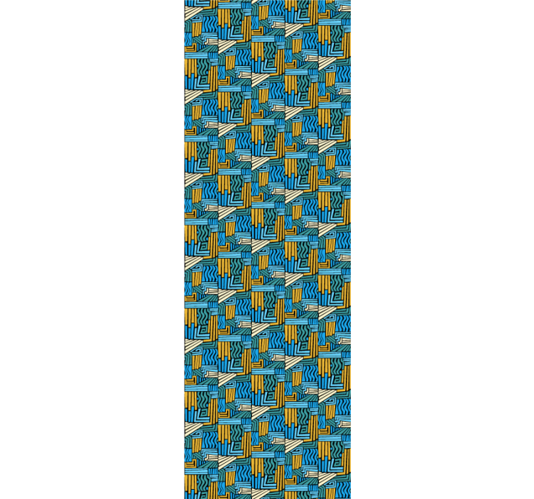 Geometric Interlace wallpaper geometric - TenStickers