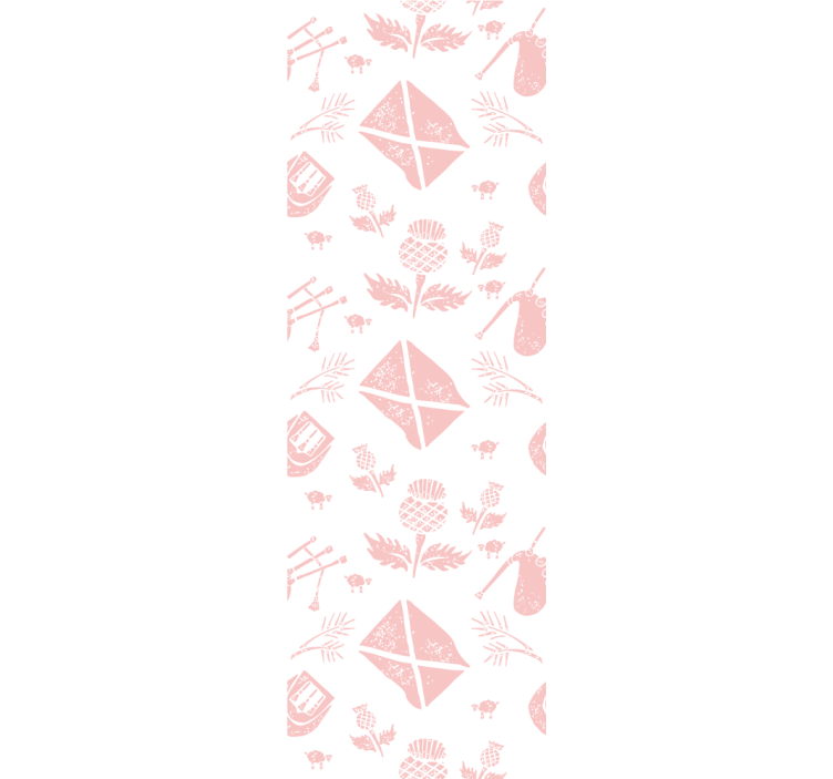 Geometric Botanicals ornamental wallpaper - TenStickers
