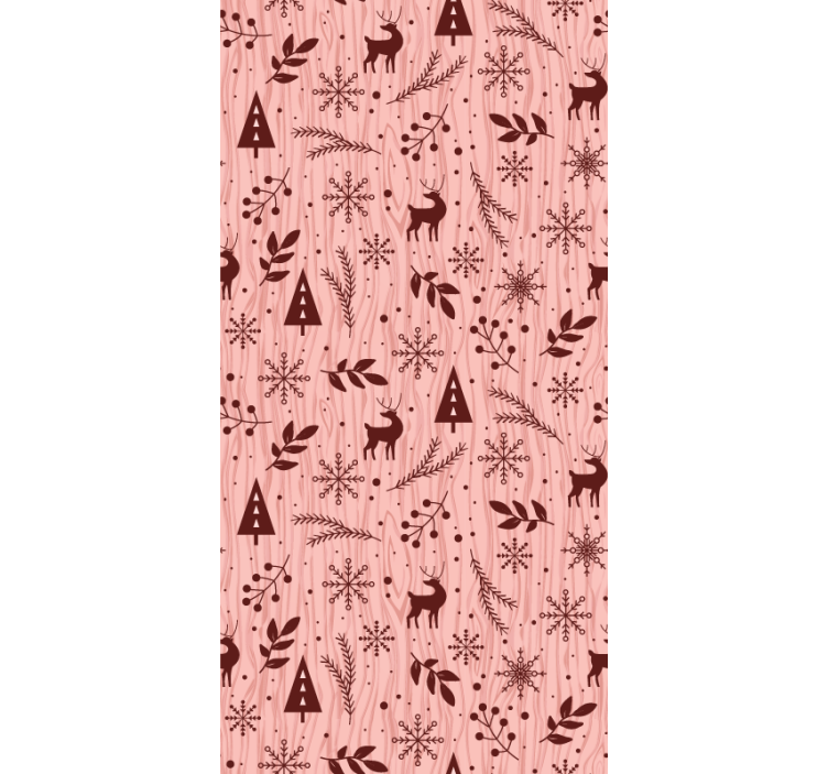 Reindeer Forest Scene animals wallpaper - TenStickers