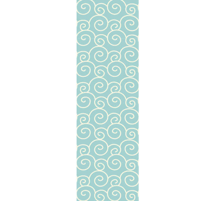 Swirling Spirals ornamental wallpaper - TenStickers