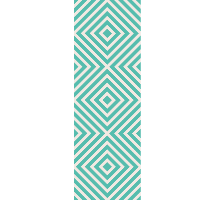 Dazzling Diamond Pattern wallpaper geometric - TenStickers