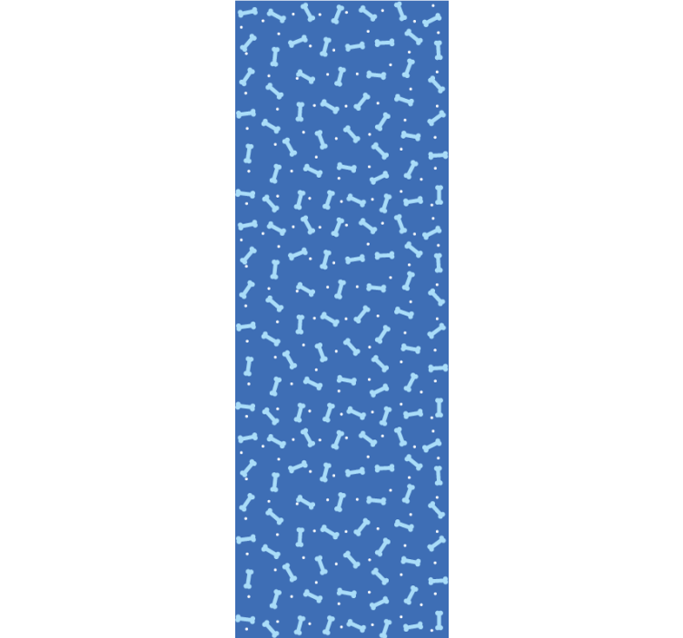 Geometric Bone Motif cute dog wallpaper - TenStickers