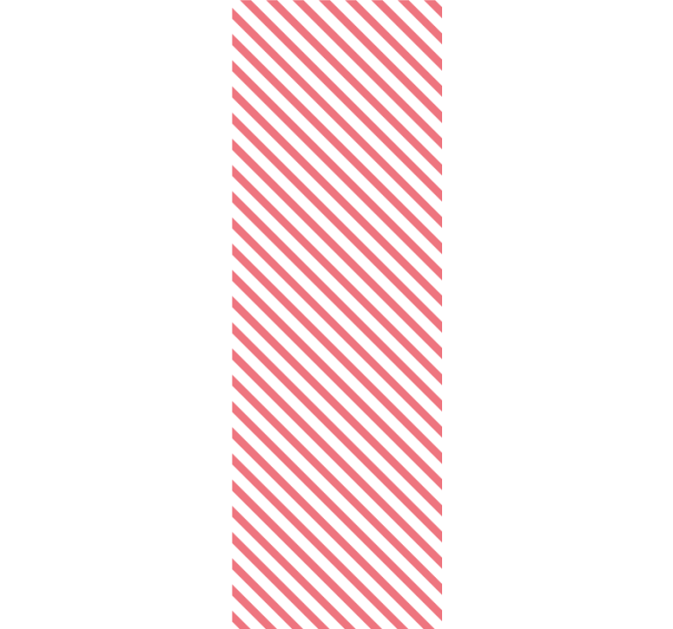 Candy Stripe Harmony wallpaper horizontal stripes - TenStickers