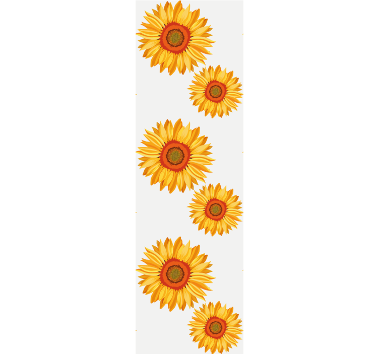 Sunflower Array flowers wallpaper - TenStickers