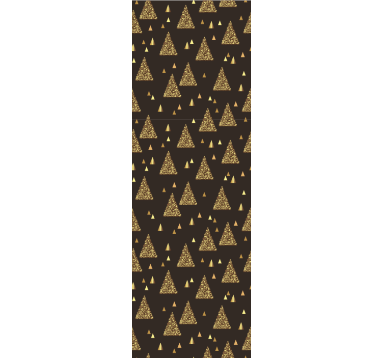Golden Triangle Motif geometric wallpaper - TenStickers