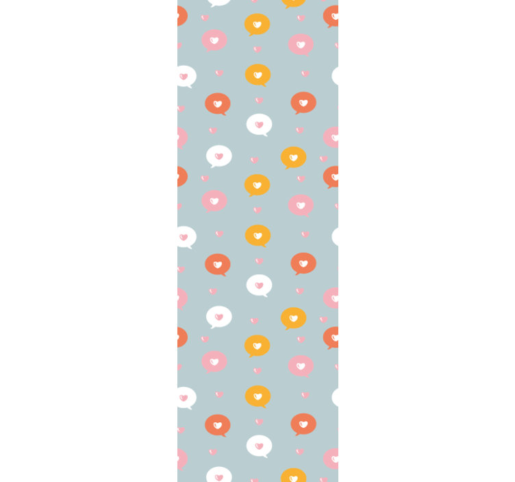 Floral Polka Pattern polka dots wallpaper - TenStickers