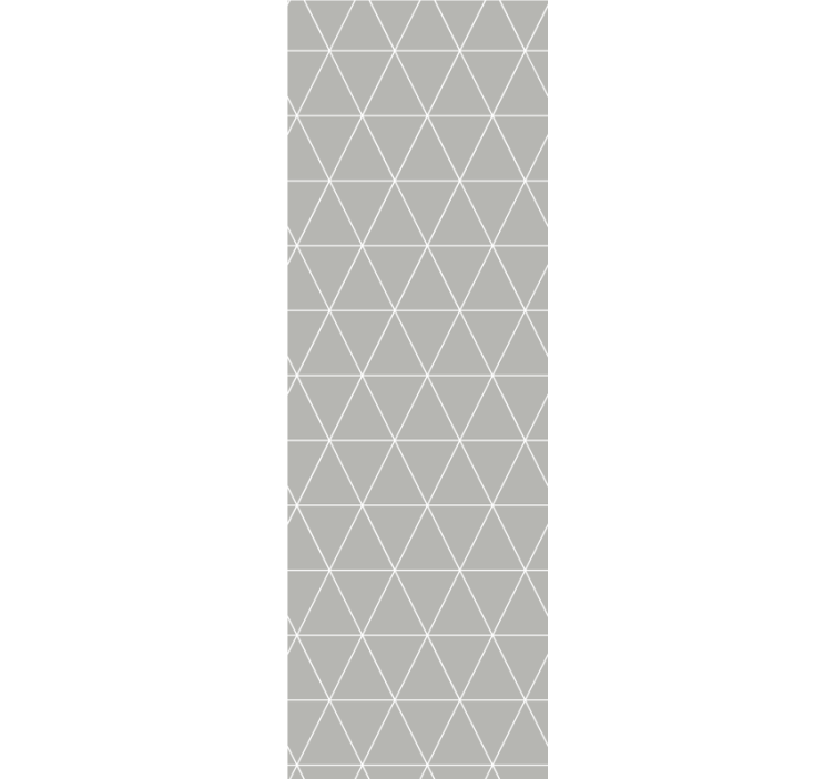Wallpaper geometric in gray elegant triangles - TenStickers