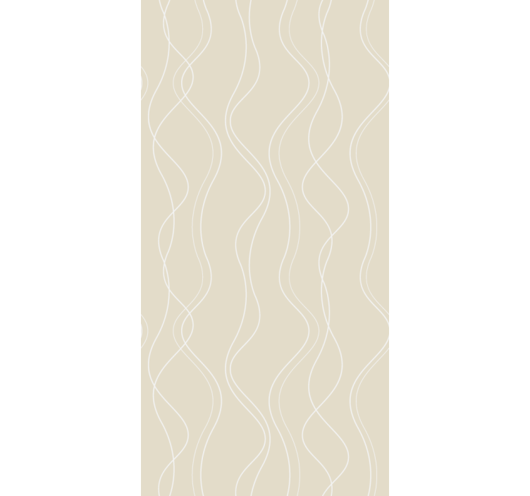 Subtle wave pattern wallpaper vertically striped - TenStickers