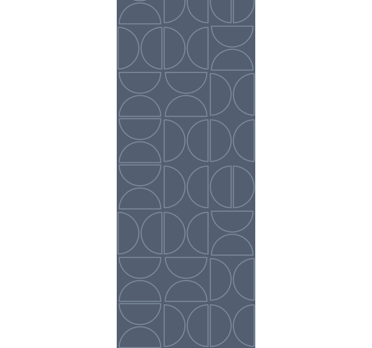Geometric Gray Pattern contemporary wallpaper - TenStickers
