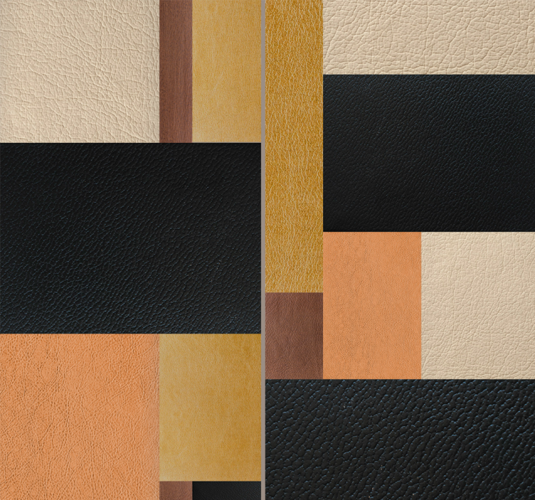 Geometric Textured Blocks wallpaper squares - TenStickers