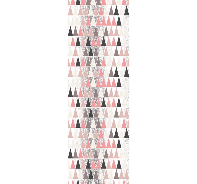 Color triangles pattern wallpaper - TenStickers