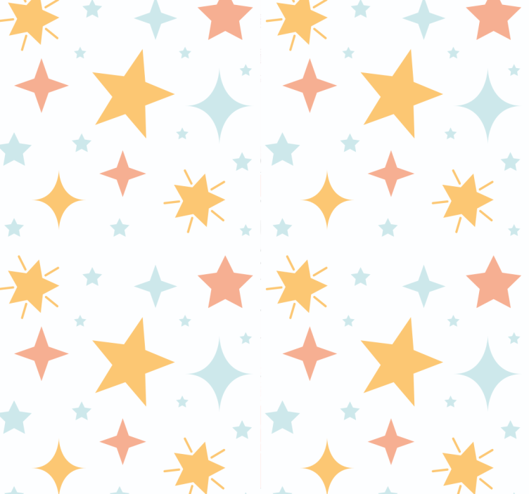 Star wallpaper starry design - TenStickers