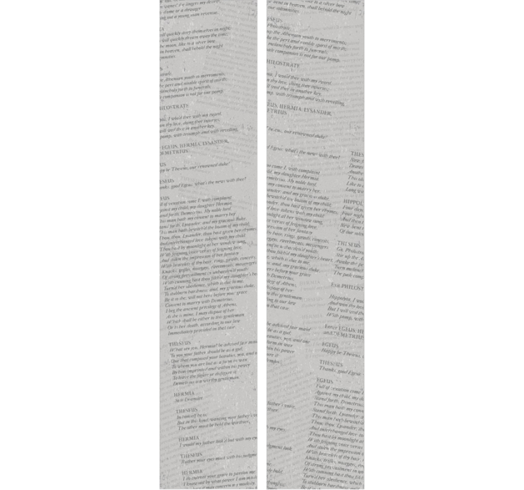 Literary Script Text lettering wallpaper - TenStickers