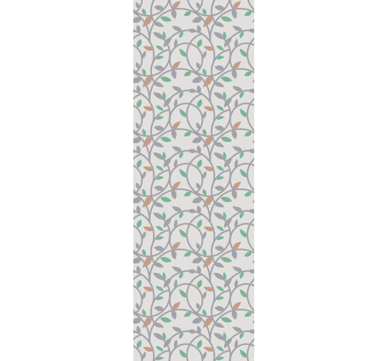 Retro floral scatter flowers wallpaper - TenStickers