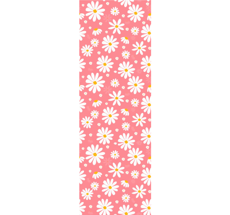 Charming Floral Pattern flowers wallpaper - TenStickers