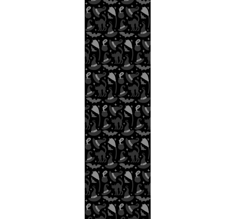 Witches‘ hats and ghosts cute halloween wallpaper - TenStickers