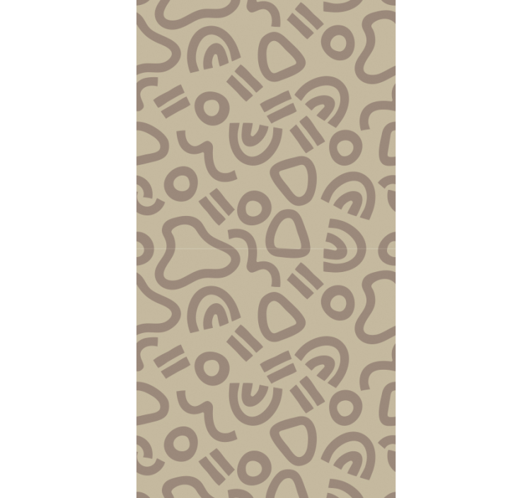 Brown elegant motif leopard print wallpaper - TenStickers