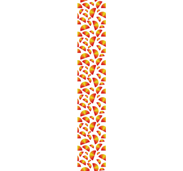 Retro wallpaper with retro sun design - TenStickers