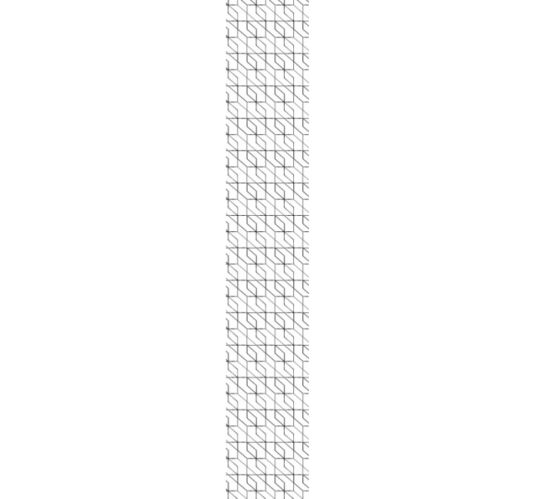 Geometric cross figures Living Room Wallpaper - TenStickers