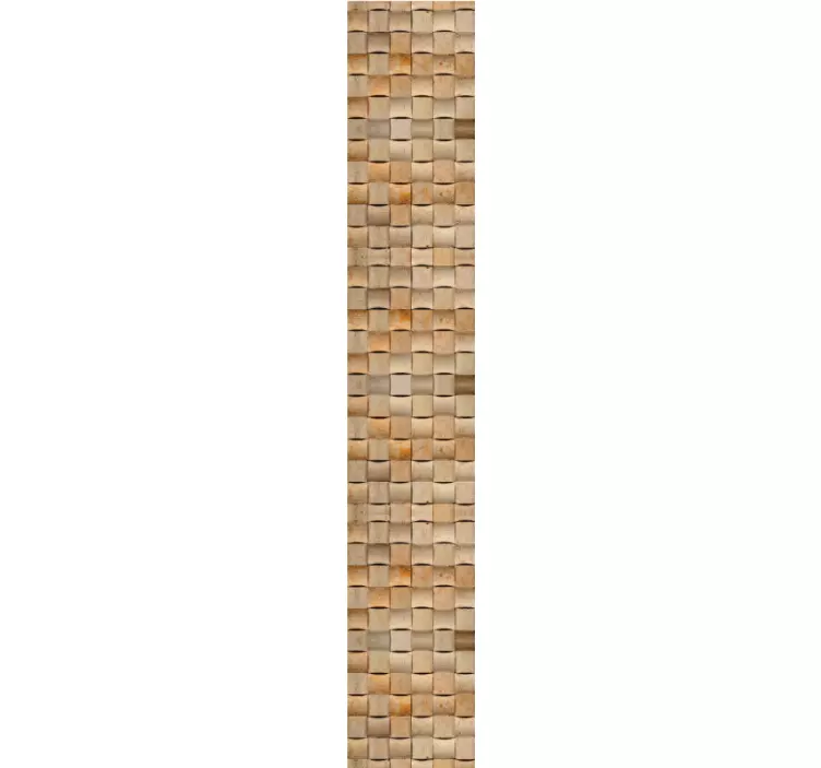 Brown wall surface textured wallpaper - TenStickers