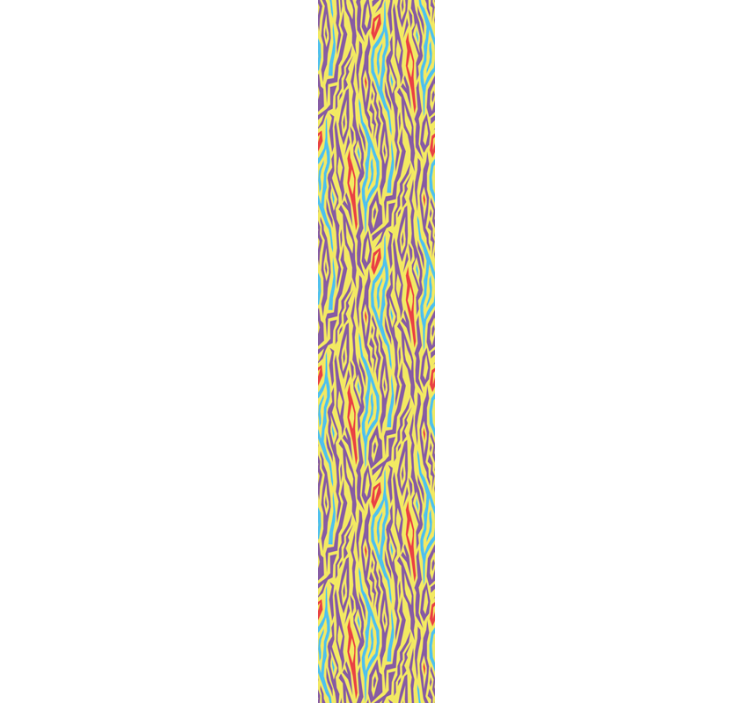 Colorful waves abstract wallpaper - TenStickers