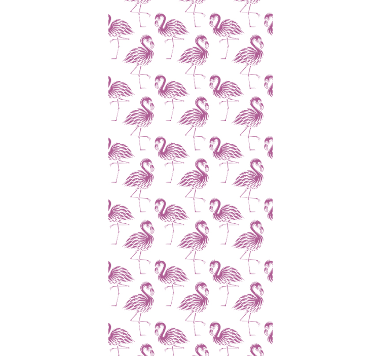 Flamingo Motif animals wallpaper - TenStickers