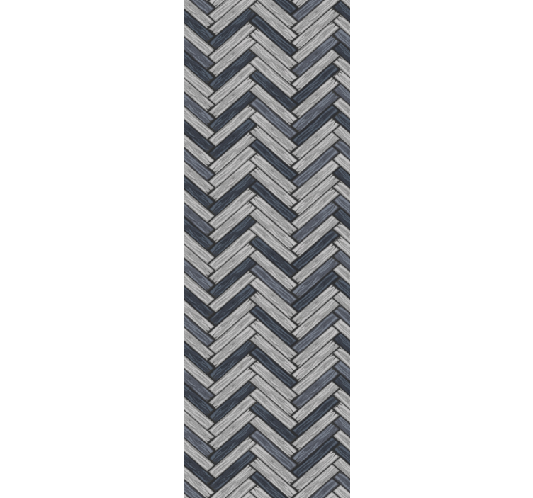 Herringbone Motif home office wallpaper - TenStickers