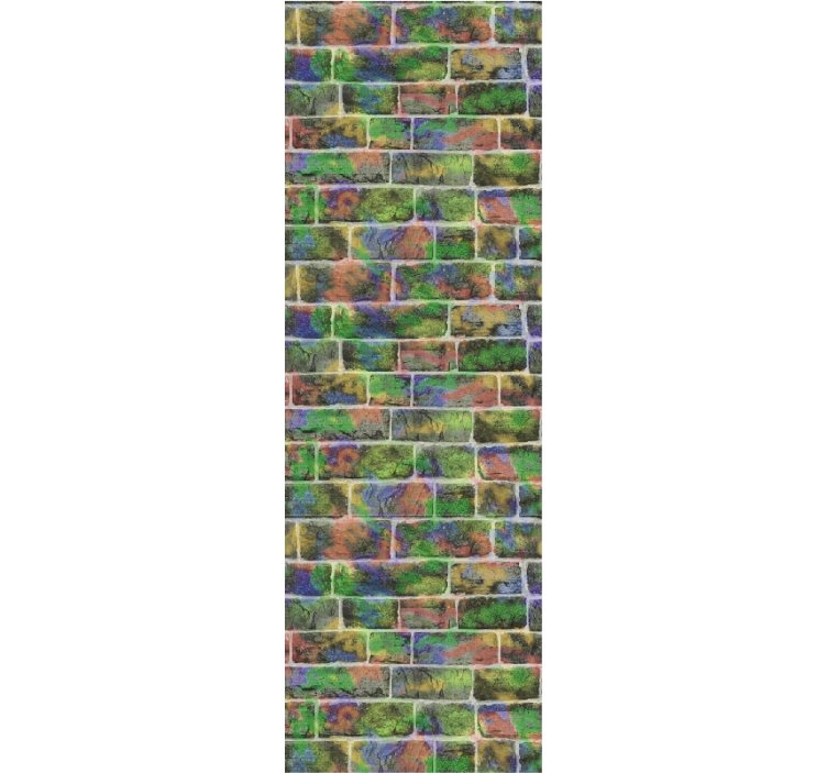 Brick Pattern Detail bricks wallpaper - TenStickers