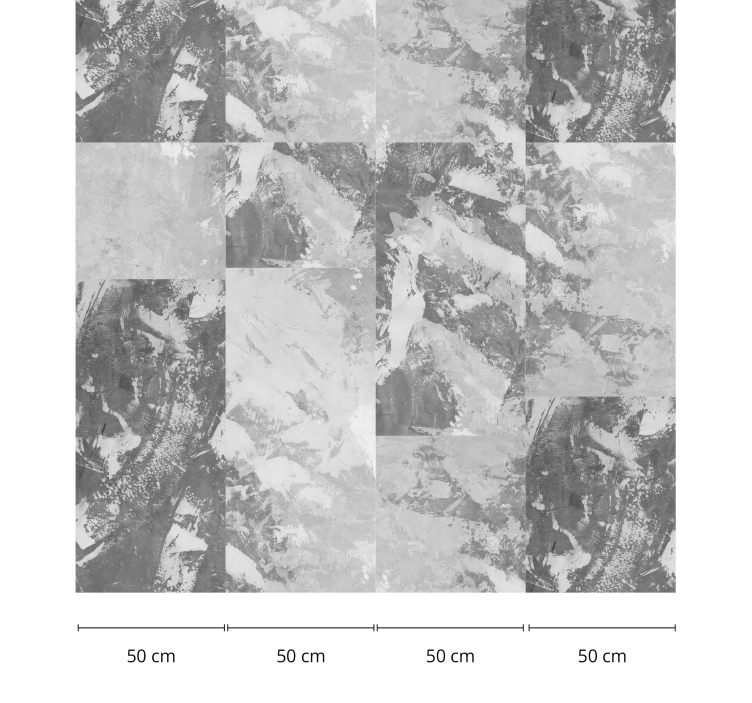 Concretum murum Textured Wallpaper - TenStickers