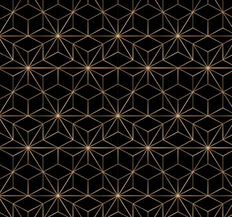 Geometric Luxe Pattern wallpaper geometric - TenStickers