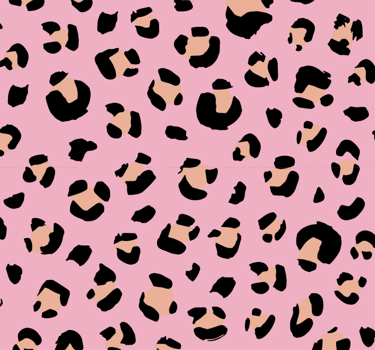 Leopard Print Simplicity leopard print wallpaper - TenStickers