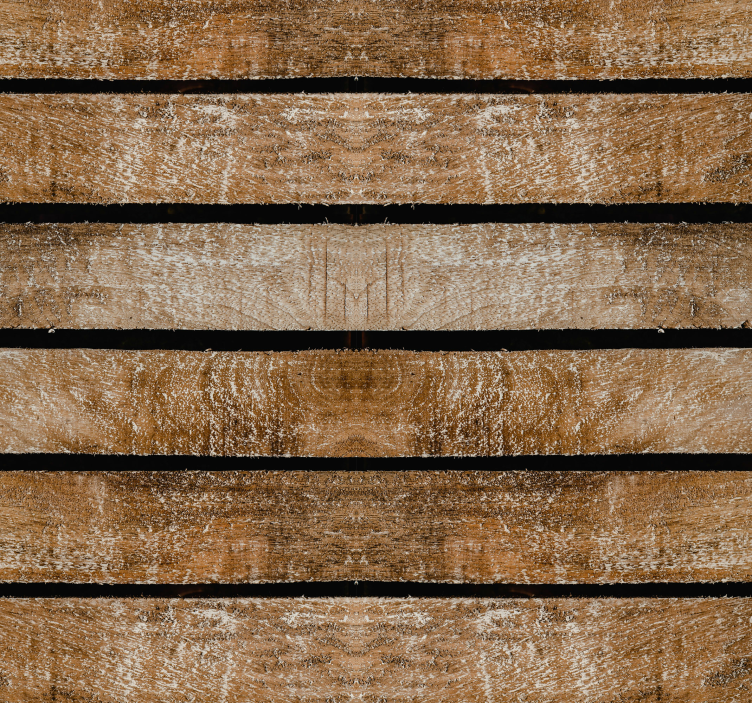 Wooden pallet living room wallpaper - TenStickers