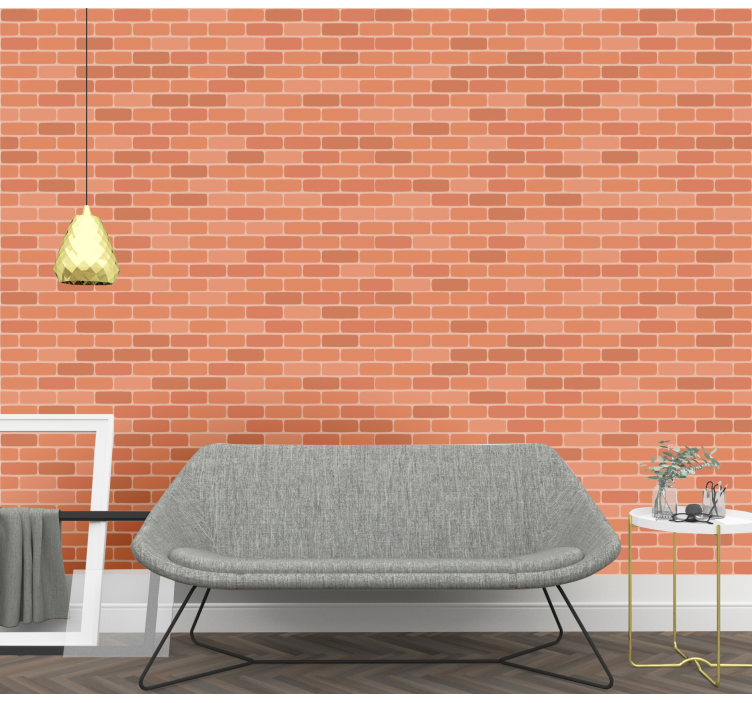 Brick Wall Effect bricks wallpaper - TenStickers