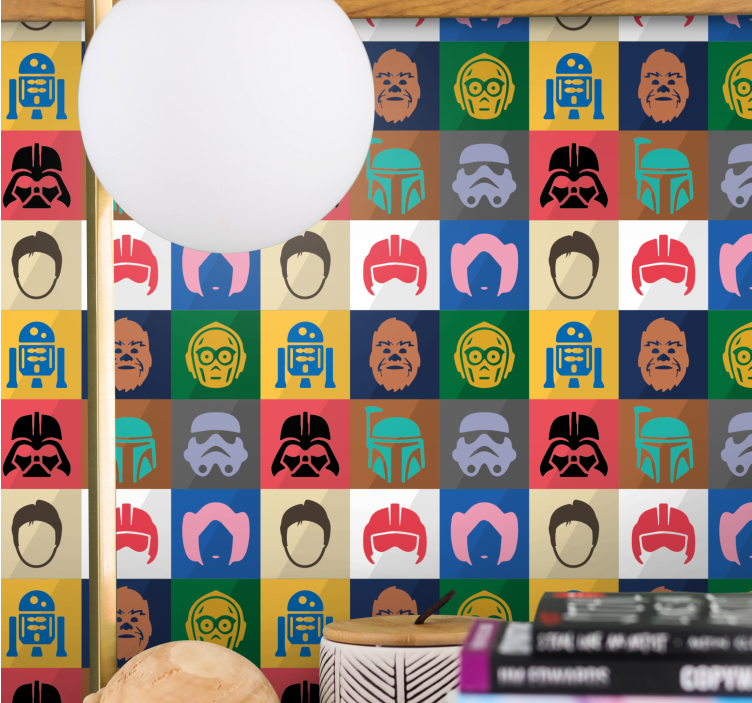 Colorful Star Characters Art Teenage Wallpaper - TenStickers