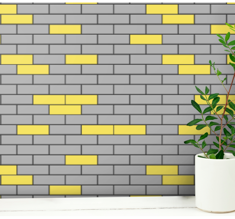 Contrasting Brickwork bricks wallpaper - TenStickers
