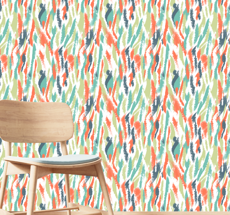 modern art stains Modern Wallpaper - TenStickers