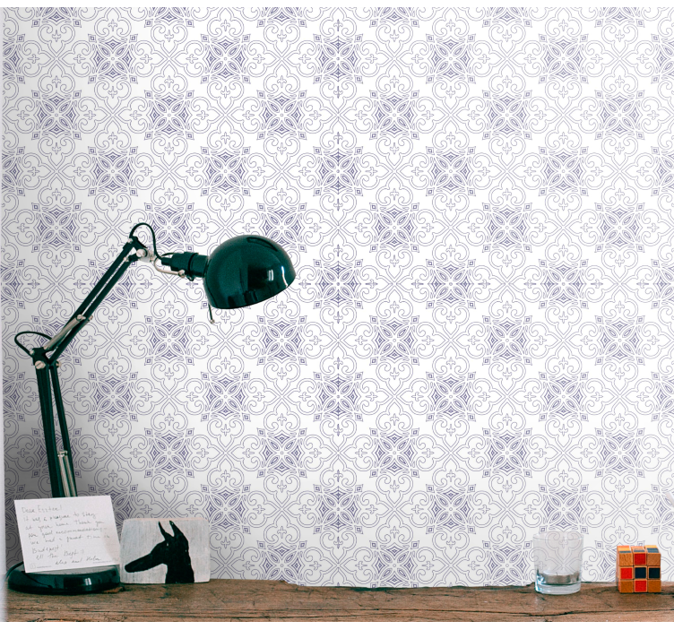 Ornate Pattern ornamental wallpaper - TenStickers