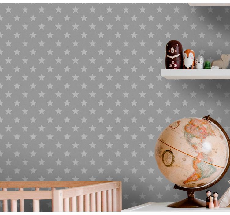 Star Pattern Simplicity star wallpaper - TenStickers