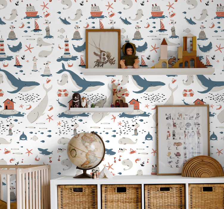 Under the Sea Childrens Wallpaper - TenStickers