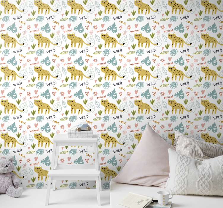 Wild Animal Prints animals wallpaper - TenStickers